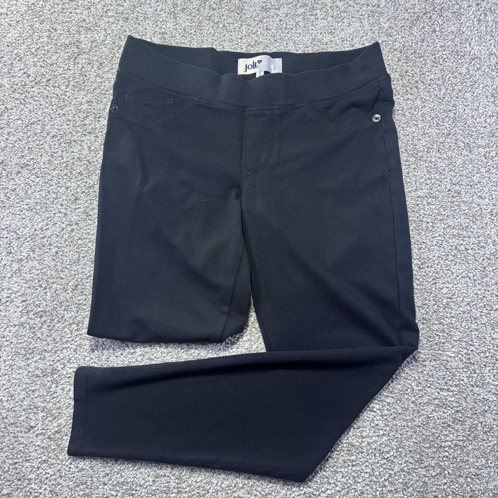 Jolt Leggings Womens 30 Black Jegging Skinny Pull‎ On Elastic Waist Stretch
